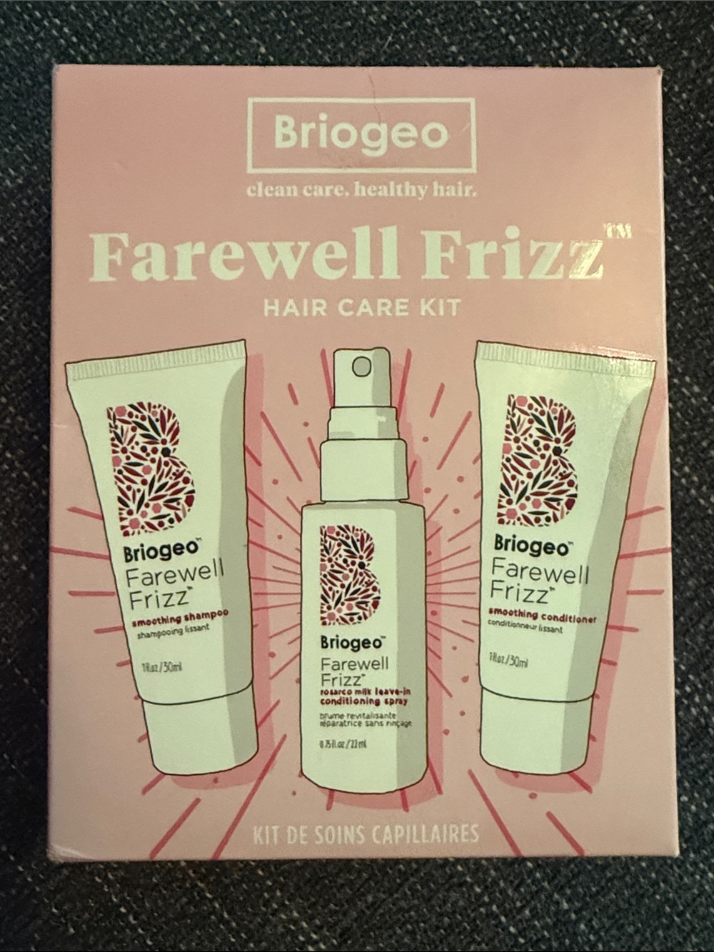 Briogeo Farewell Frizz Hair Care Kit Travel Size